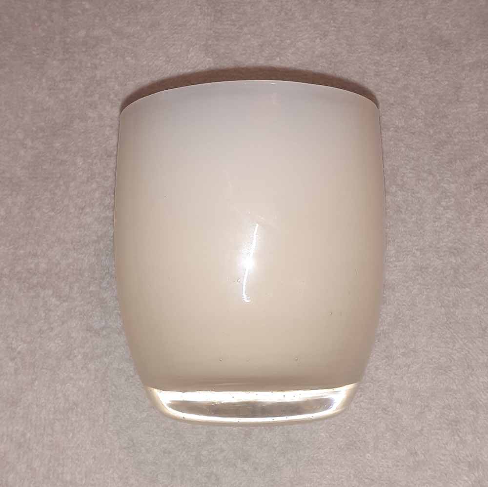 Glassybaby Cream NWT'